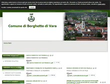 Tablet Screenshot of comunediborghettodivara.net